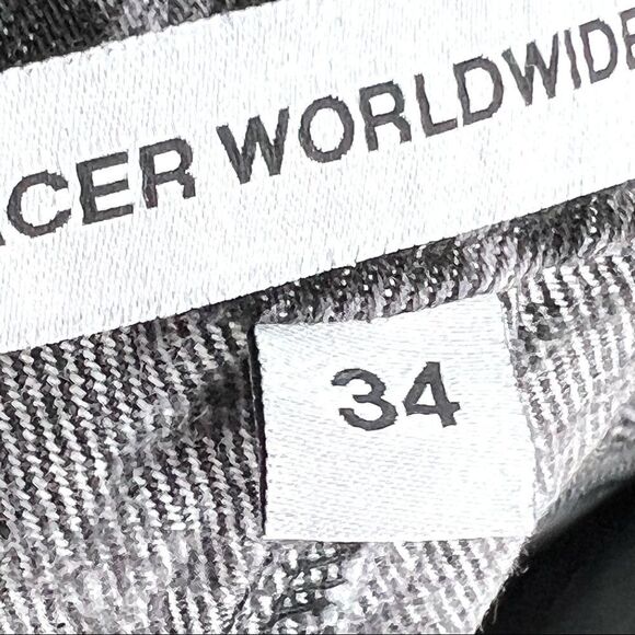 Racer Worldwide Men's Laser Engraved Monogram Jeans - 34 - Picture 5 of 8